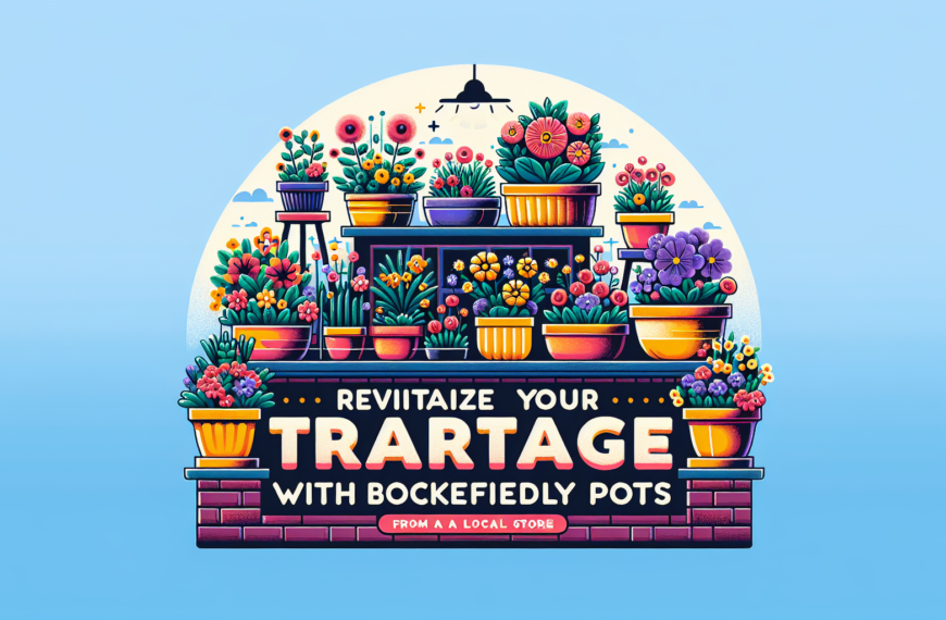 Revitaliza Tu Terraza Esta Primavera con las Macetas Asequibles de Pepco