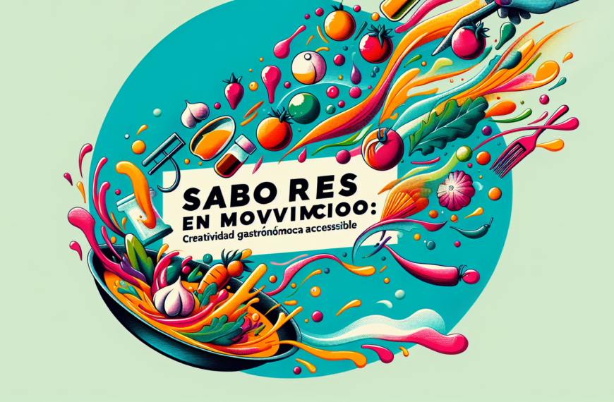 Sabores en Movimiento: Creatividad Gastronómica Accesible