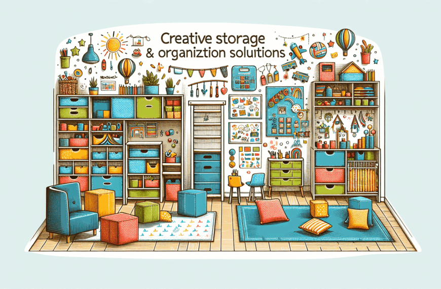 Ideas Innovadoras para el Almacenamiento y Organización en Dormitorios Infantiles