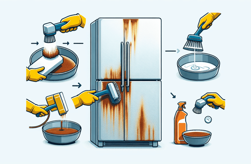 Estrategias Infalibles para Deshacerse del Óxido en tu Refrigerador