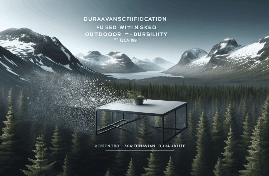 Teca 1898: La Perfecta Fusión de Sofisticación Escandinava y Durabilidad Exterior