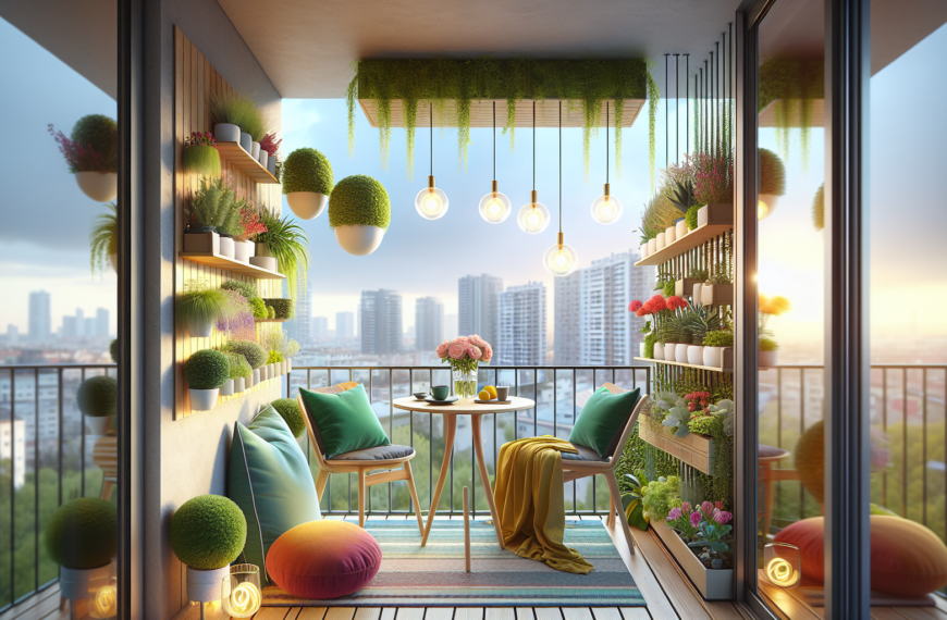 Transforma Tu Balcón: Estilo y Funcionalidad en un Espacio Reducido