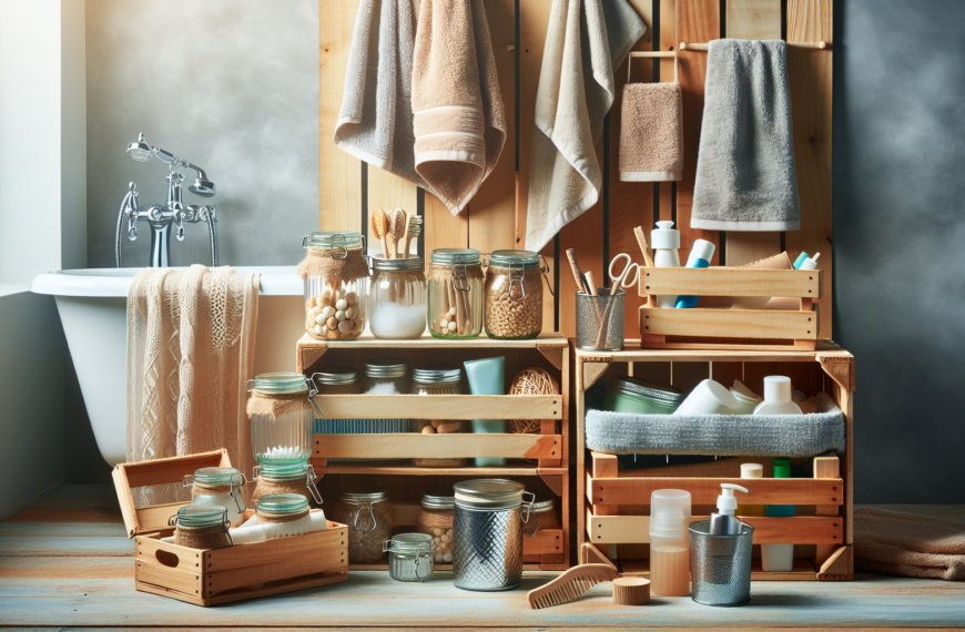 Renueva Tu Baño: Soluciones de Almacenamiento Ecológicas y Creativas