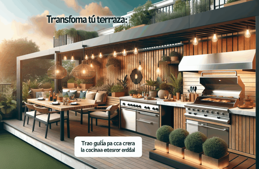 Transforma Tu Terraza: Guía para Crear la Cocina Exterior Ideal