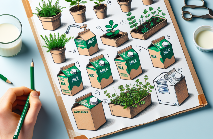 Convierte Cartones de Leche de Mercadona en Innovadoras Macetas para Embellecer Tu Jardín