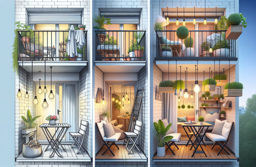 Reinventa Tu Espacio: Convierte un Estrecho Balcón en un Oasis de Estilo y Funcionalidad