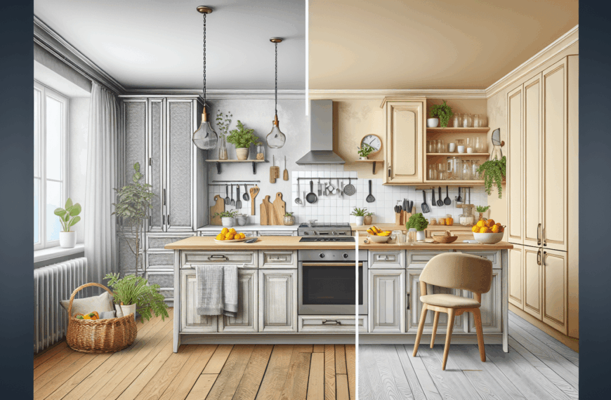 Renovación Inspiradora: De Cocina Obsoleta a Espacio Moderno y Radiante