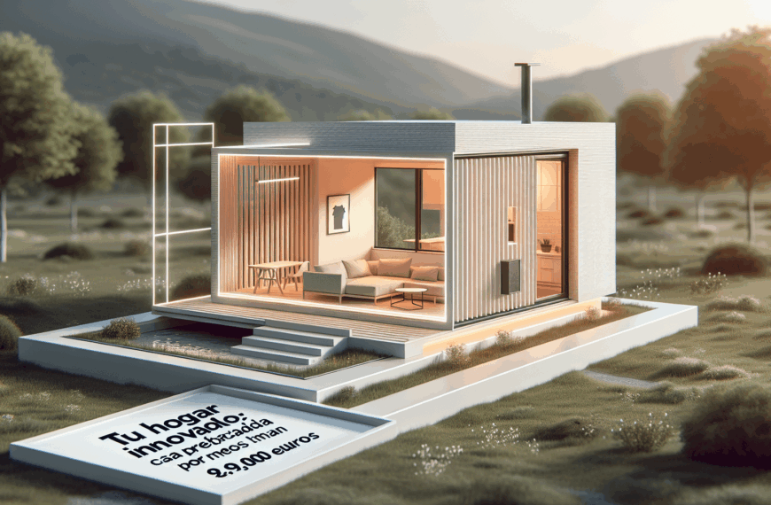 Tu Hogar Innovador: Casa Prefabricada Minimalista de Amazon por Menos de 9.000 Euros