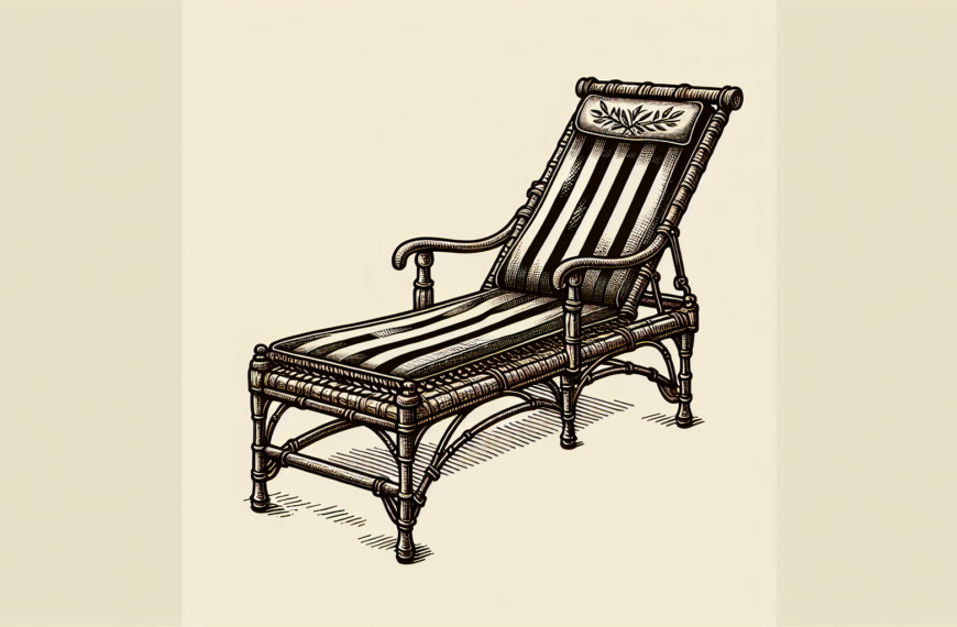 Elegancia Retro para tu Terraza: Tumbona Plegable de Zara Home