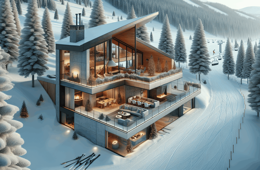 Un Refugio Familiar Contemporáneo: Pareado Funcional Junto a la Zona de Esquí