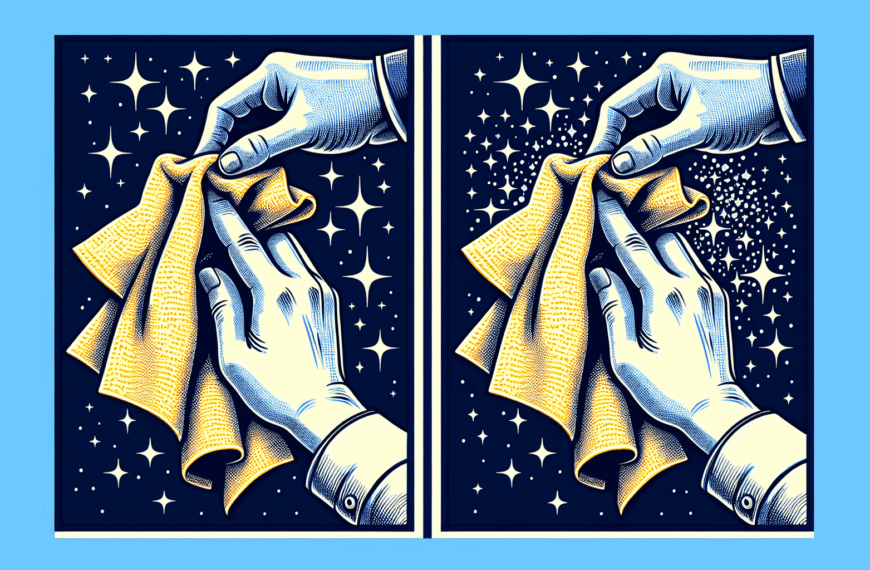 Limpieza y Secado en un Solo Paso: Optimiza tu Bayeta con un Lado para Cada Tarea