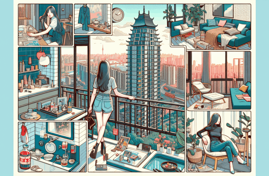 Aventuras de una Influencer Española: Viviendo en las Alturas de una Torre Residencial China