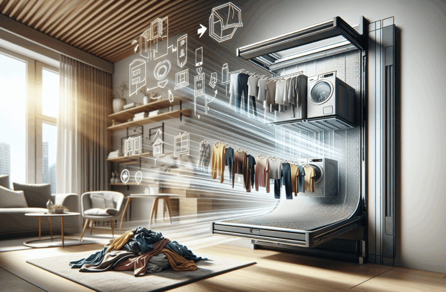 Conforma: Solución Retráctil para Optimizar Espacio y Secar Ropa Eficientemente