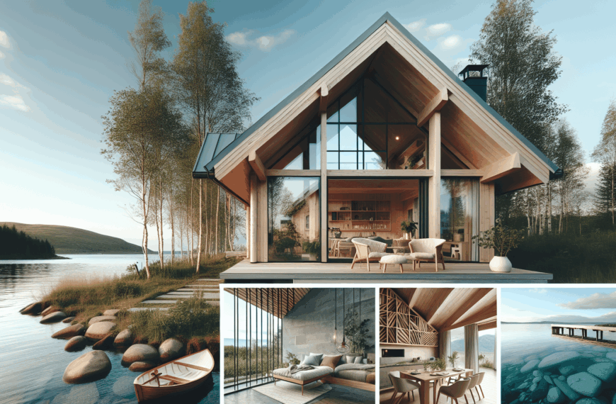 Retiro Escandinavo: Fusión de Diseño Norteño y Naturaleza en una Casa de Verano de Ensueño