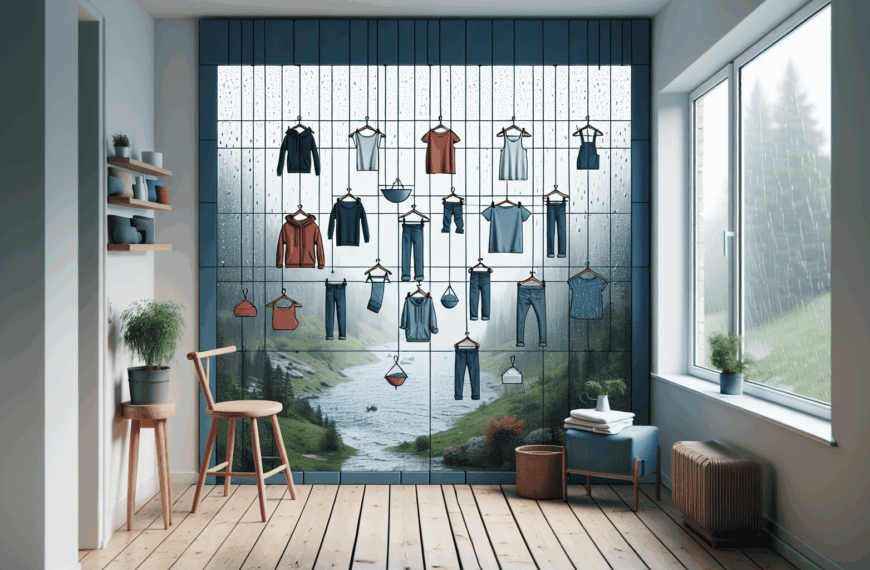 Ocho Tendederos Compactos por Menos de 20 Euros para Optimizar Espacio en una Primavera Lluviosa