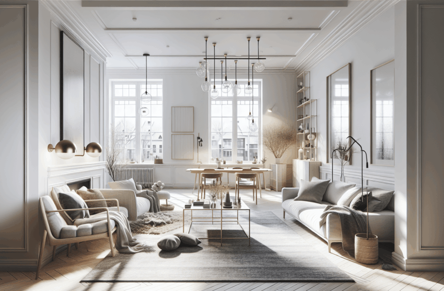 Elegancia Nórdica: Neutros Sofisticados en un Apartamento Sueco