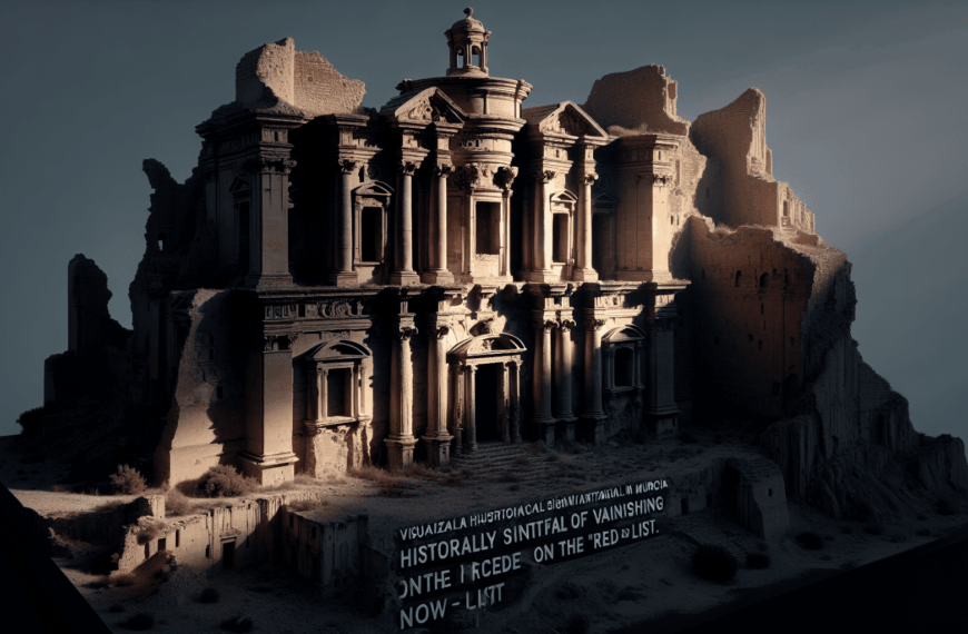 Un Emblemático Patrimonio de Murcia en Riesgo: Ingresa en la Lista Roja de Bienes en Peligro