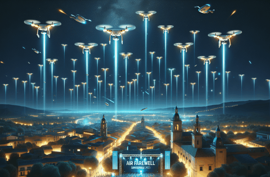 Despedida Aérea: Drones Iluminan San Bernabé 2025 en Logroño