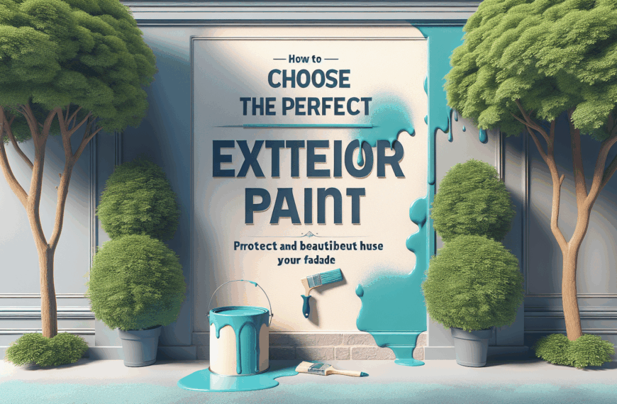 Cómo Elegir la Pintura Exterior Perfecta: Protege y Embellece tu Fachada