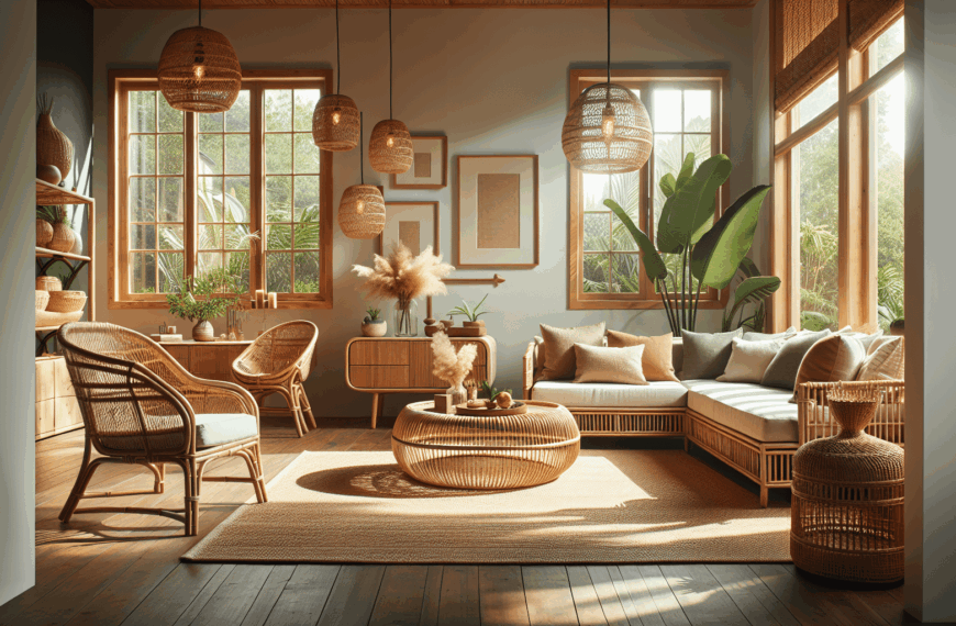 Transforma Tu Hogar: La Elegancia del Ratán en Cada Rincón