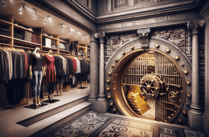 Aquí tienes un par de opciones para el título, ajustando el estilo para que sea más misterioso: "La Fashionista y la Bóveda Oculta: El Misterio del Banco Central" "Entre Ropas y Secretos: La Cámara Acorazada del Banco Central Revelada" Si prefieres un enfoque más histórico o impactante, házmelo saber y puedo ofrecerte otras alternativas.