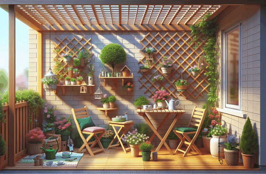 Conjunto Perfecto de Jardín para Espacios Pequeños