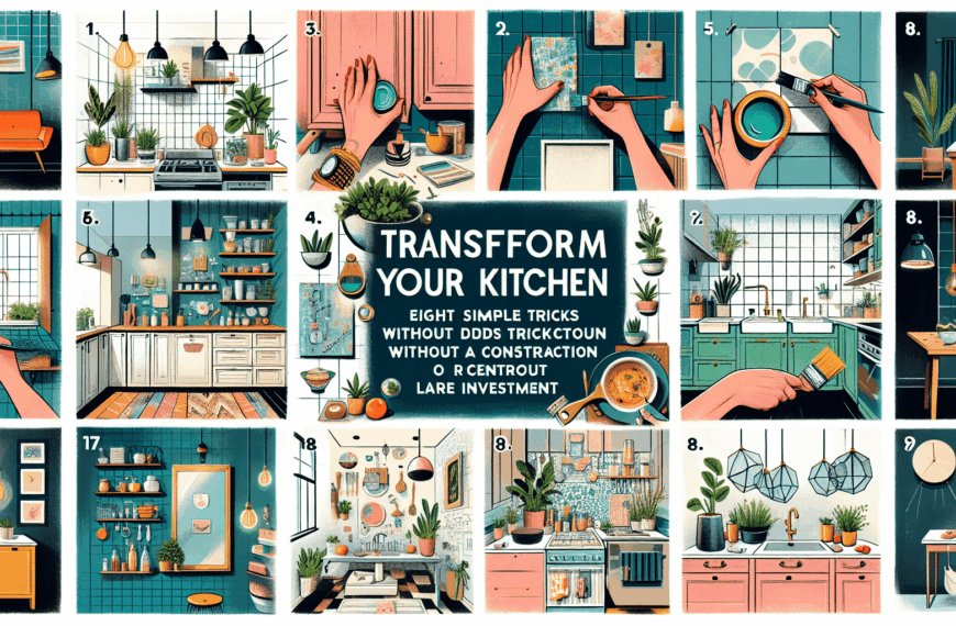 Transforma Tu Cocina: Ocho Trucos Simples para Renovarla Sin Obras ni Gran Inversión