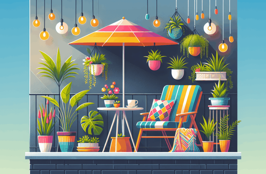 Cinco Ideas Innovadoras para Renovar Tu Balcón sin Renovaciones Mayores