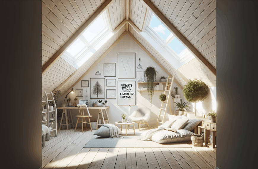 Espacios Íntimos, Sueños Sin Límites: Inspiración Juvenil en un Ático Nórdico