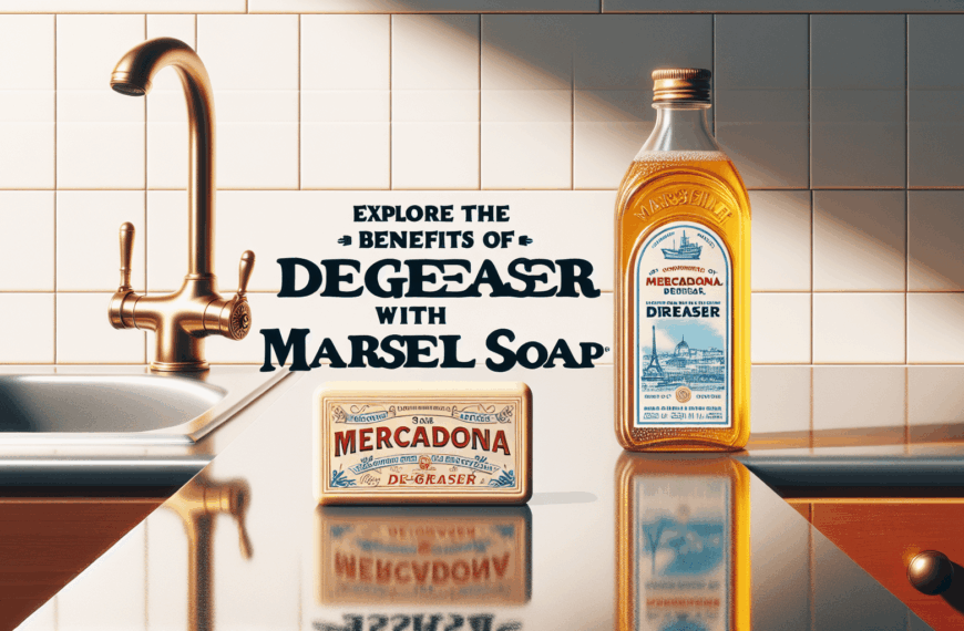Explora los Beneficios del Desengrasante de Mercadona con Jabón de Marsella