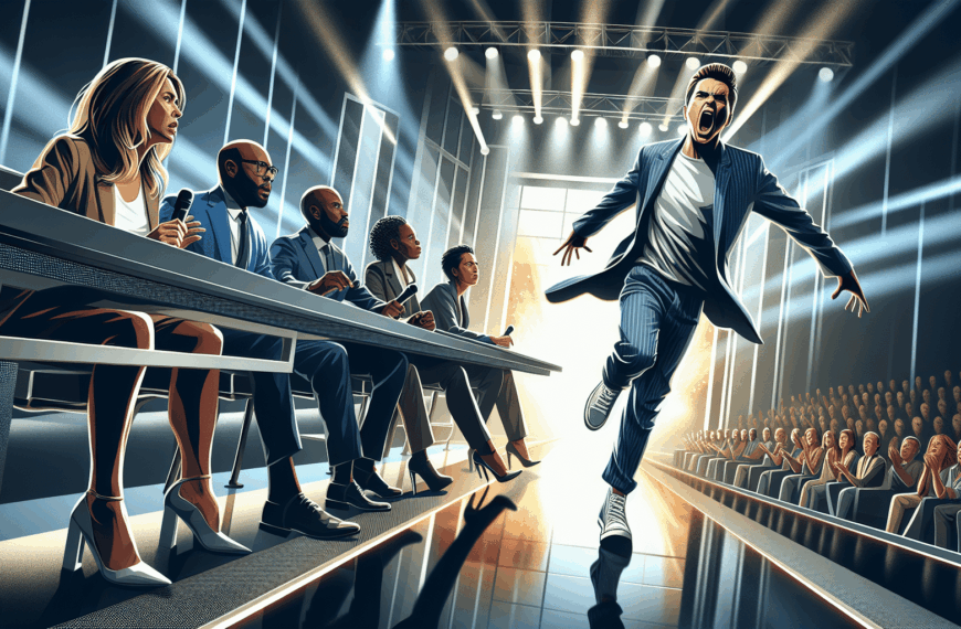 Confrontación en Vivo: Concursante Explota Contra el Jurado y Huye del Plató en Espectacular Desafío