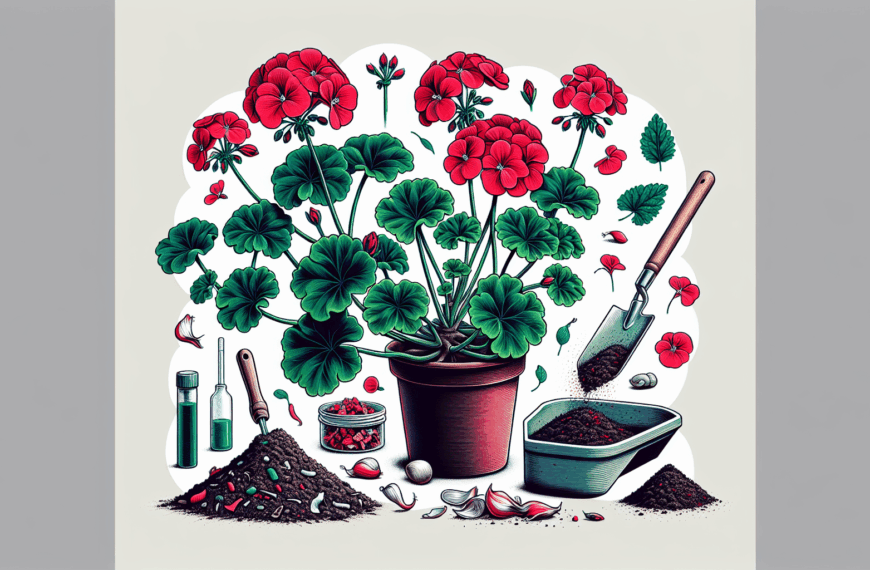 Transforma tus Geranios: El Poder del Abono Casero para un Crecimiento Inigualable