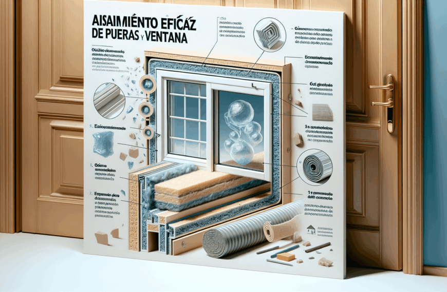 Aislamiento Eficaz de Puertas y Ventanas: Guía Completa