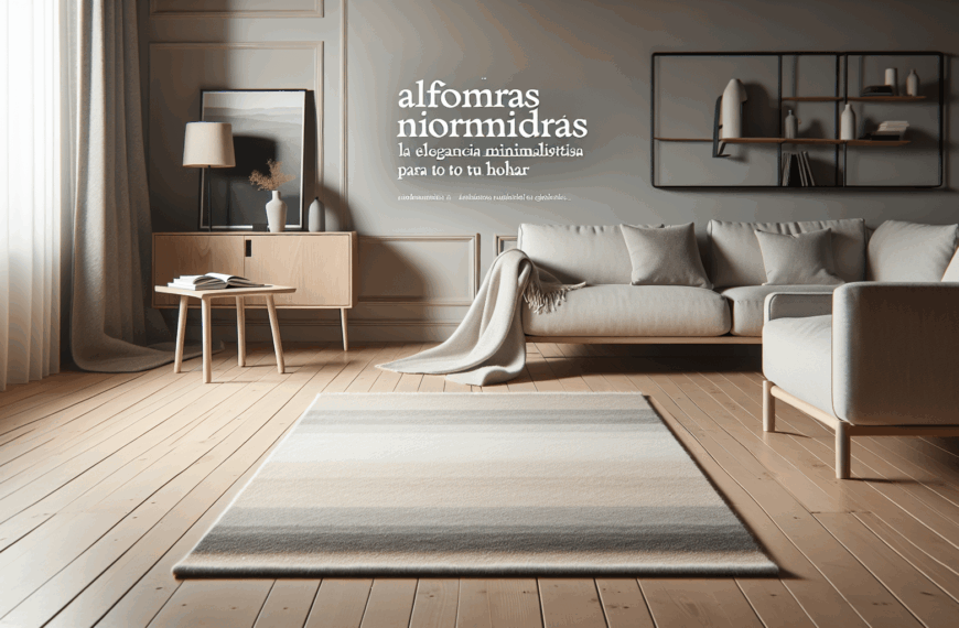 Alfombras Nórdicas: La Elegancia Minimalista para Tu Hogar
