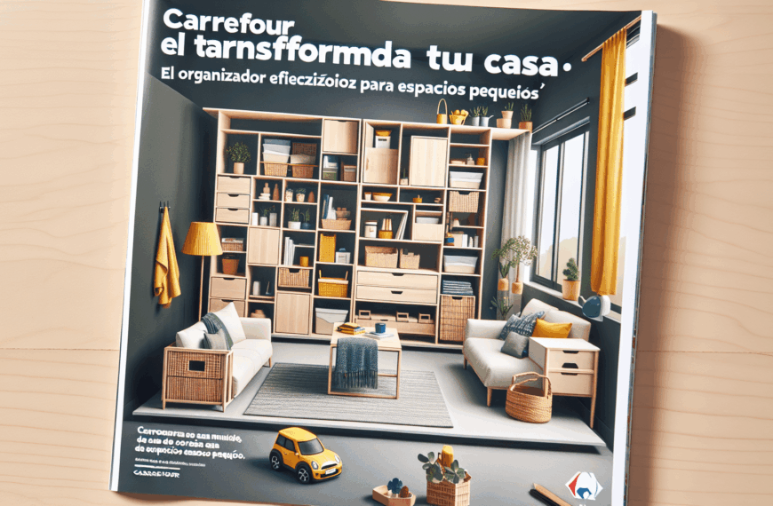 Carrefour Transforma tu Casa: El Organizador Eficaz para Espacios Pequeños