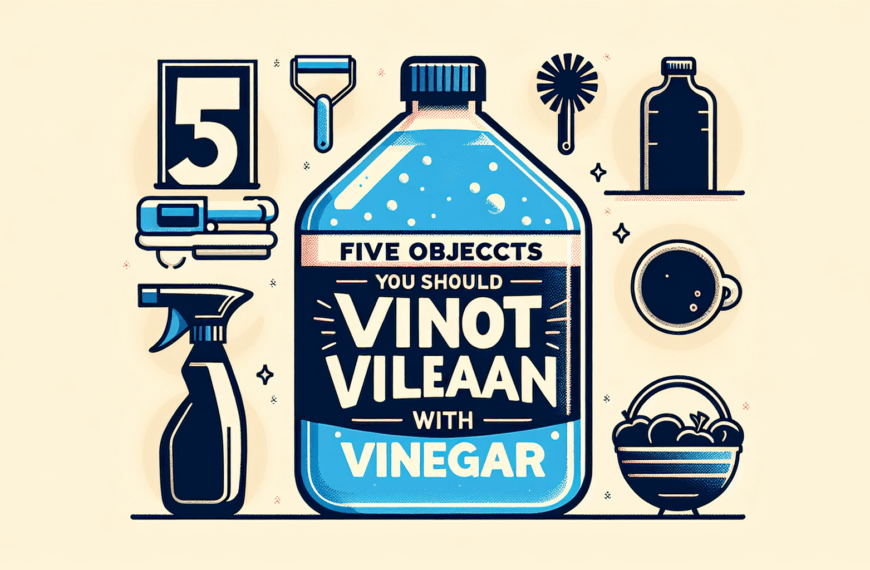 Cinco Objetos que No Debes Limpiar con Vinagre de Mercadona