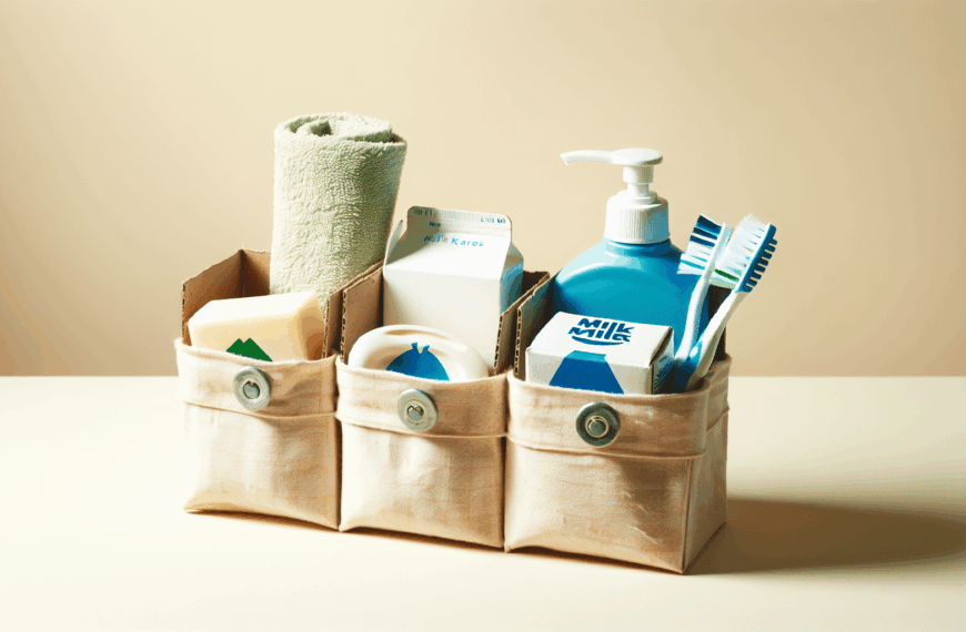 Transforma tu Baño: Crea un Organizador con Cajas de Leche y Tela