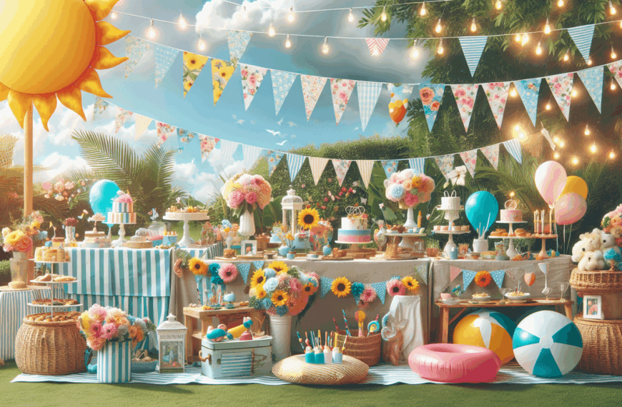 Decoraciones Encantadoras y Divertidas para Fiestas de Verano