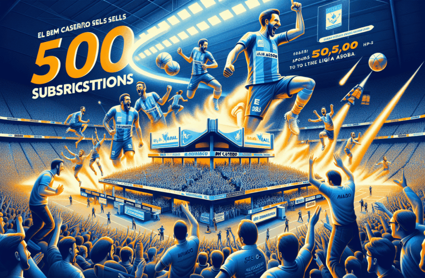 El BM Caserío arrasa y vende 500 abonos en solo dos horas para el playoff de ascenso a la Liga ASOBAL