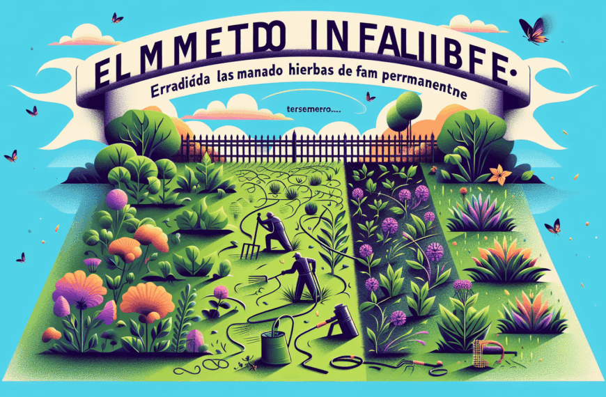 El Método Infalible: Erradica las Malas Hierbas de Forma Permanente