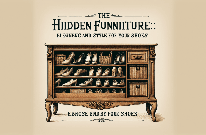 Elegancia Oculta: El Mueble Ideal para Organizar tus Zapatos