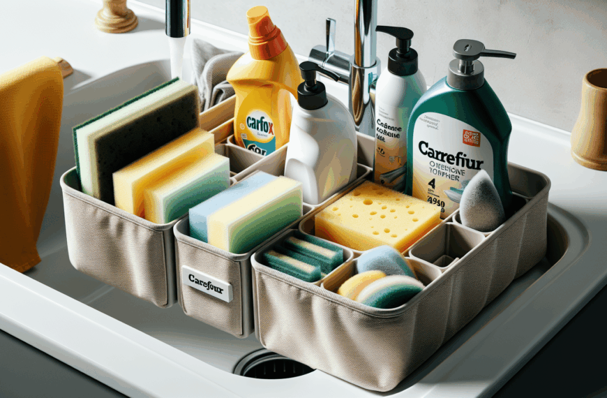 El Organizador de Fregadero de Carrefour: La Solución Ideal para Esponjas, Paños y Detergentes