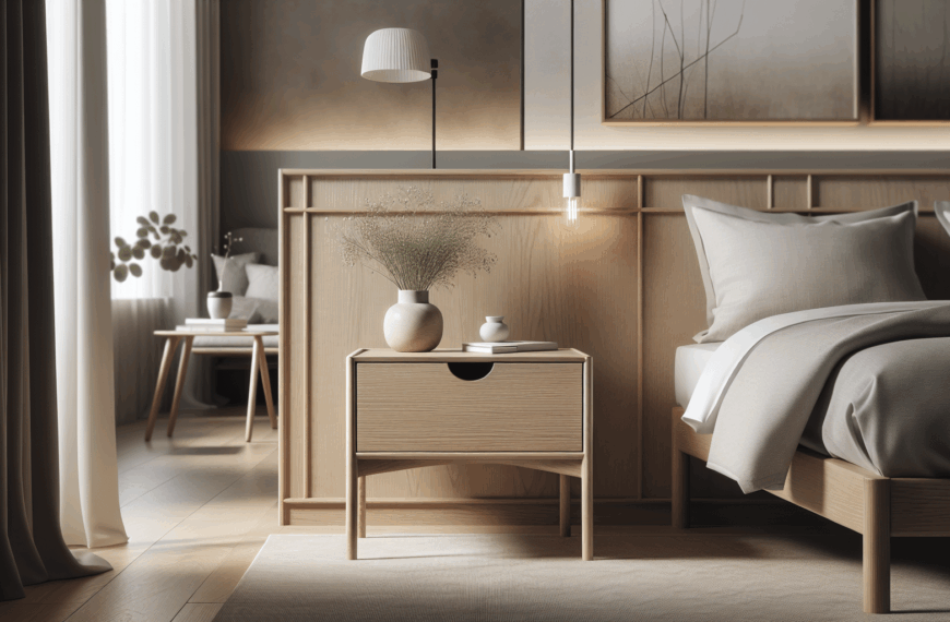 Estilo Escandinavo: Mesitas de Noche Nórdicas para Potenciar tu Dormitorio Moderno