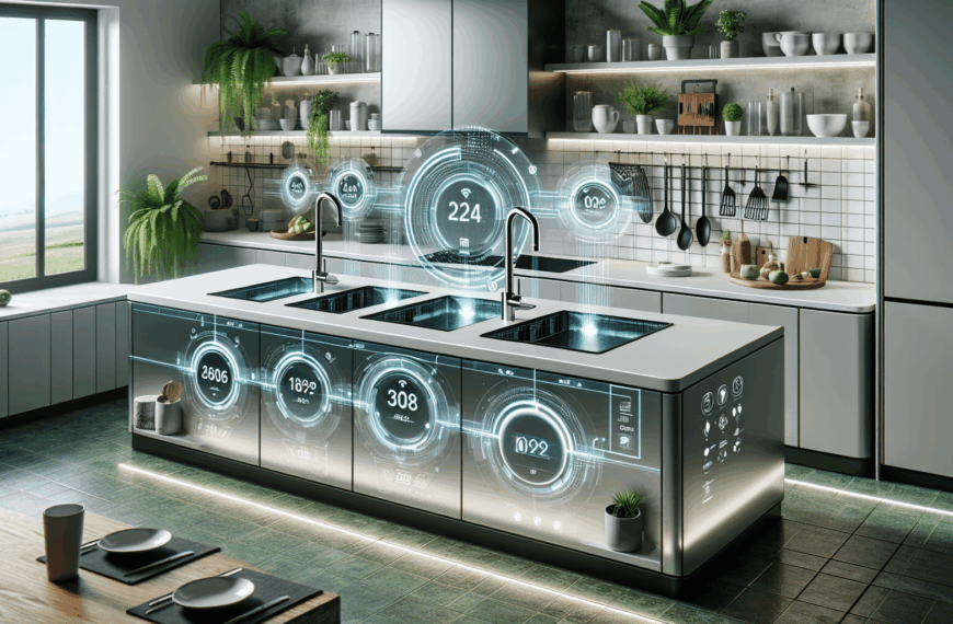 Fregaderos Inteligentes: Innovación Sostenible para la Cocina del Futuro