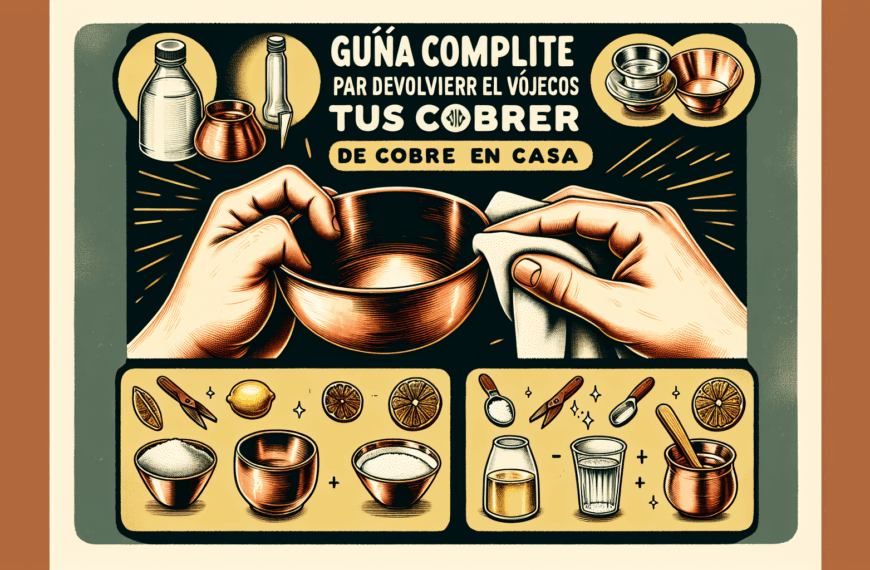 Guía Completa para Devolver el Brillo a Tus Objetos de Cobre en Casa