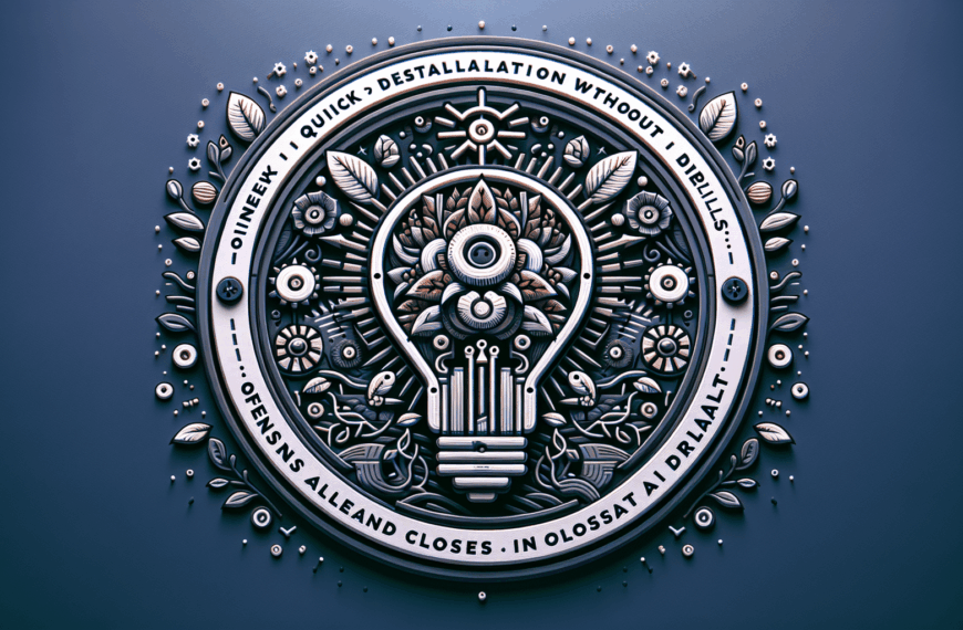 Instalación Express: Montaje Sin Taladros, Abre y Cierra al Instante