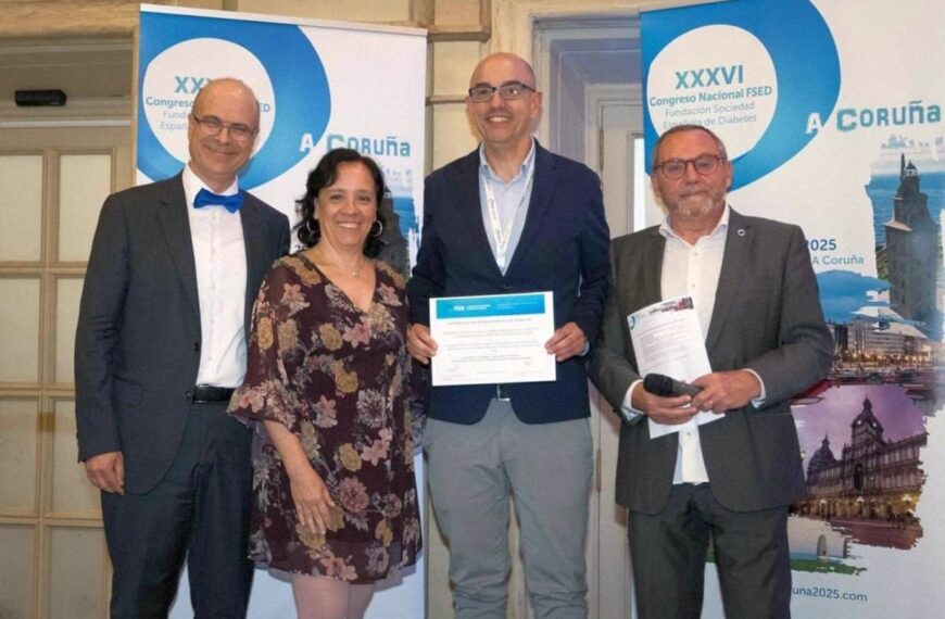La Sociedad Española de Diabetes premia la difusión de una investigación del endocrinólogo del Hospital de Ciudad Real
