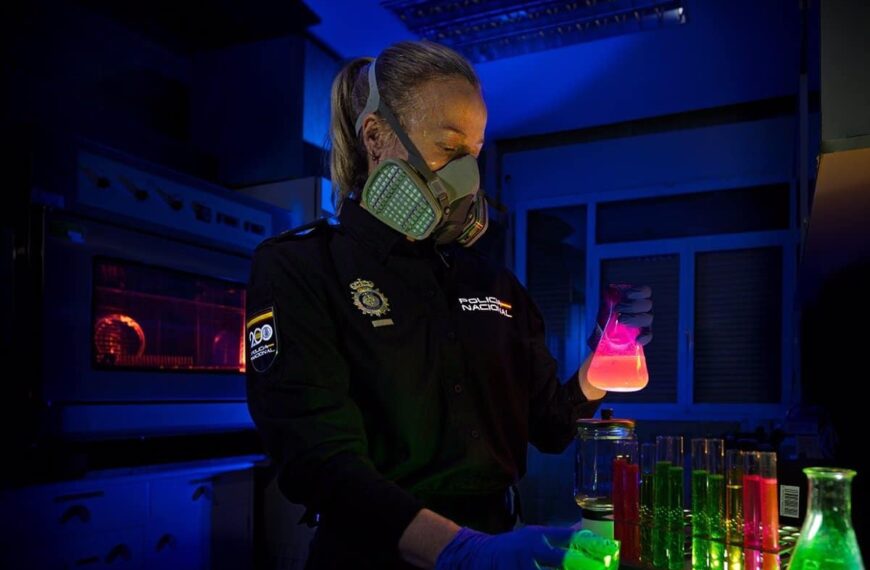 La imagen ‘Haciendo visible lo invisible’ gana el I Premio de Fotografía ‘Lente Azul’ de la Policía Nacional