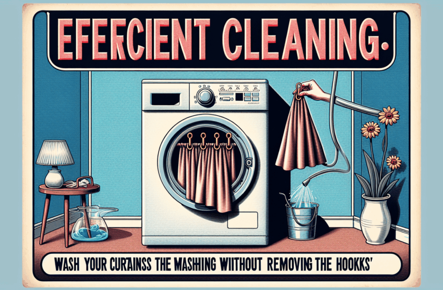 Lava Tus Cortinas con Ganchos sin Complicaciones: Guía Efectiva de Limpieza
