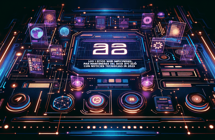 Los 12 Sitios Web Imprescindibles para Mantenerse al Día con Noticias Tecnológicas en 2025